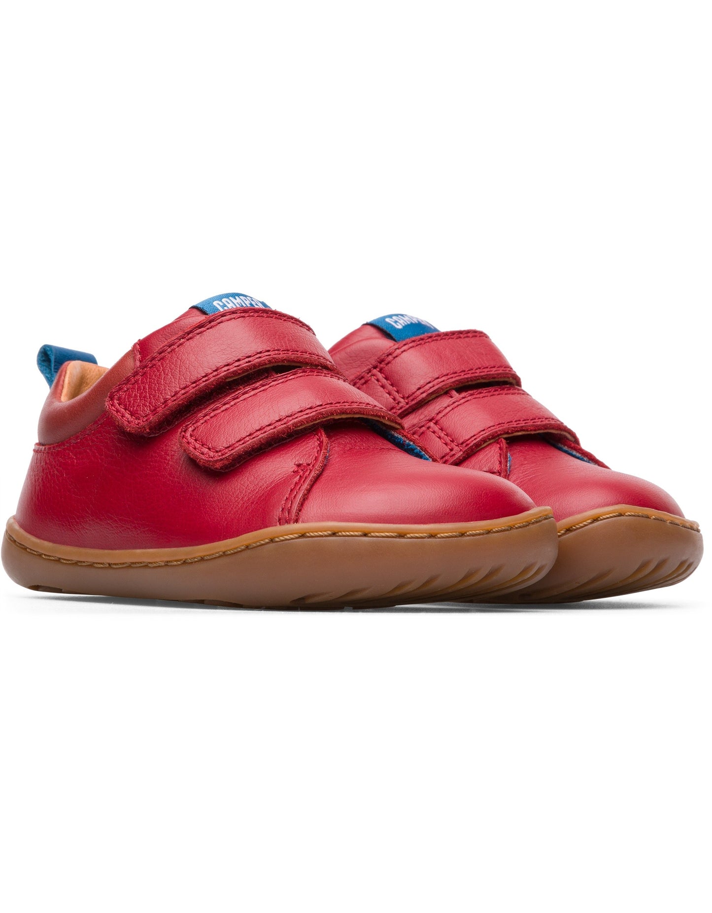 Pantofi sport Camper Peu - Red Velcro Sneakers