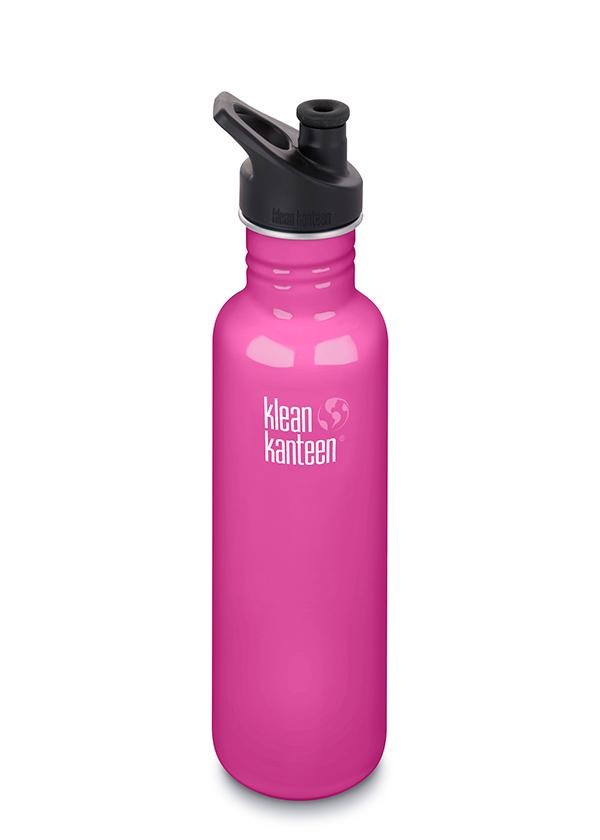 Recipient din otel inoxidabil 800 ml cu capac sport - Klean Kanteen - Classic Wild Orchid