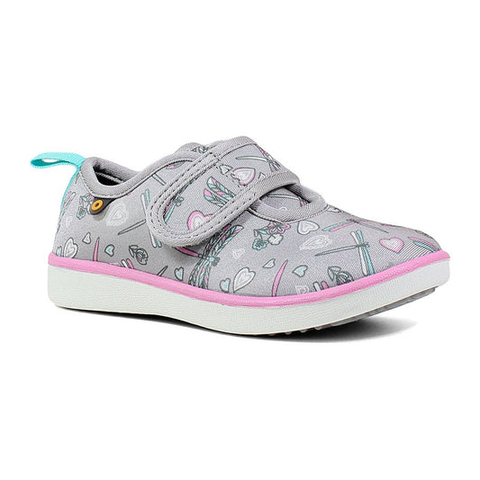 Pantofi sport - Kicker Strap - Bogs Footwear - Dragonfly Light Grey Multi