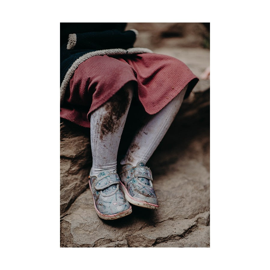 Pantofi sport - Kicker Strap - Bogs Footwear - Dragonfly Light Grey Multi
