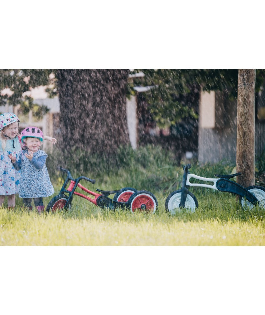 Bicicletă de echilibru Wishbone Design 3-În-1 - Ediţie reciclată RE2 Raw (Bicicletă fără pedale)