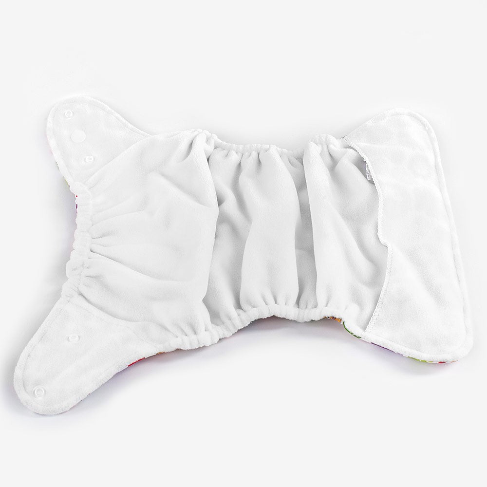 Scutec textil Bamboo Birds of Paradise cu doua inserturi S si M - Billou