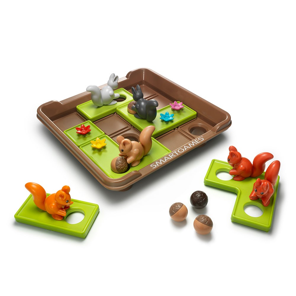 Joc de logică Squirrels Go Nuts XXL - Smart Games