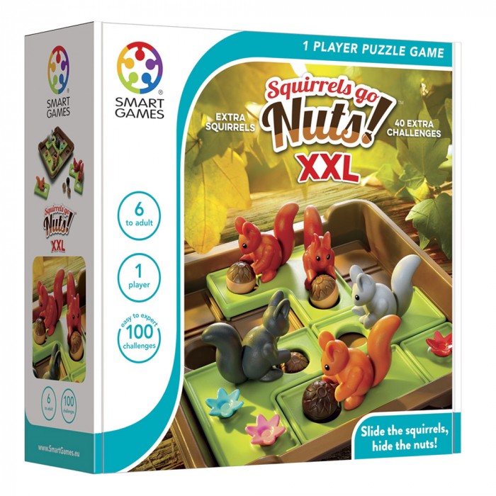 Joc de logică Squirrels Go Nuts XXL - Smart Games