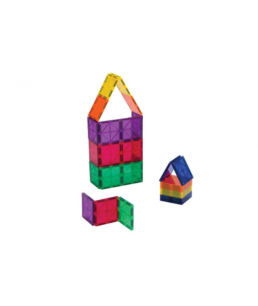 Set Playmags Starter Kit - 30 De Pătrate Magnetice