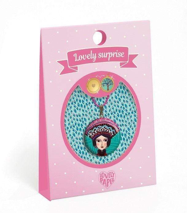 Lantisor cu pandantiv Lovely surprise Djeco, Printesa