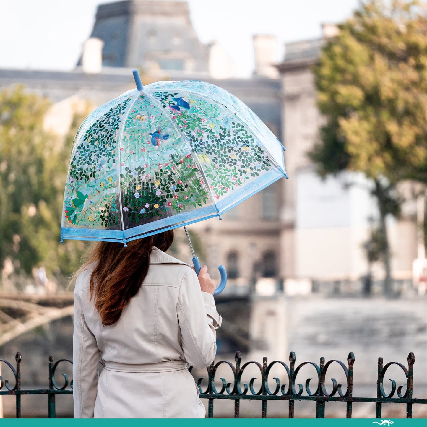 Umbrelă colorată Djeco Oiseaux sauvages - pentru adulti