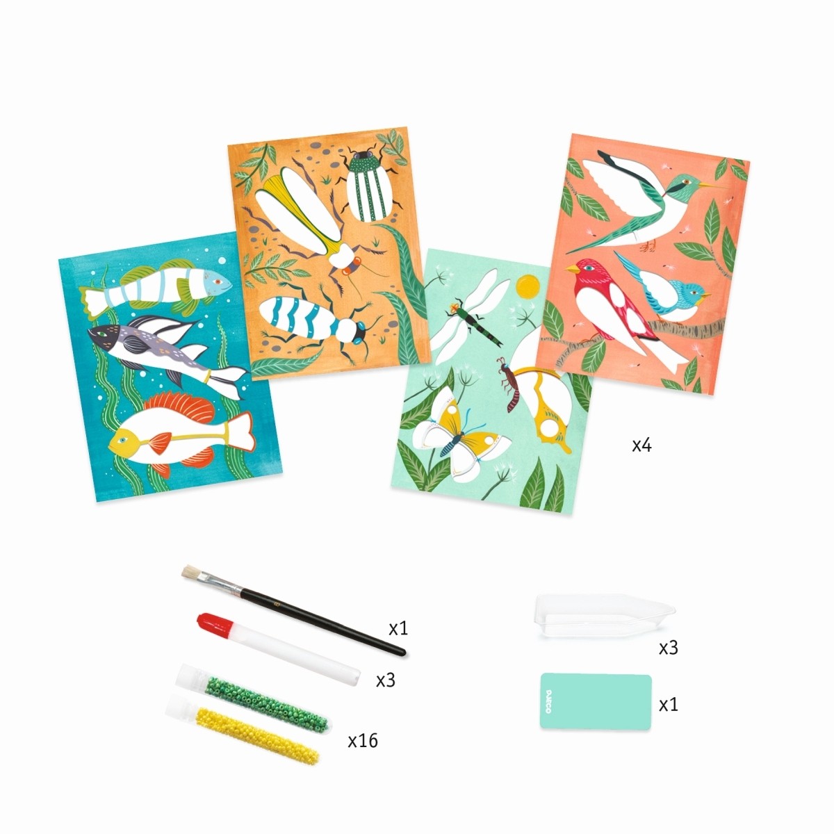 Atelier creativ cu mărgele, Zoology - Djeco