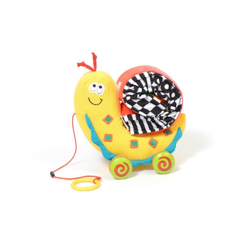 Jucarie de tras interactiva Melc cu activitati, Dolce