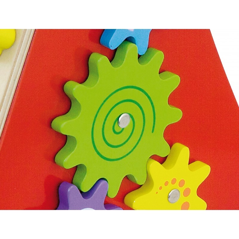 Antemergător roșu cu activități tip Montessori - Viga