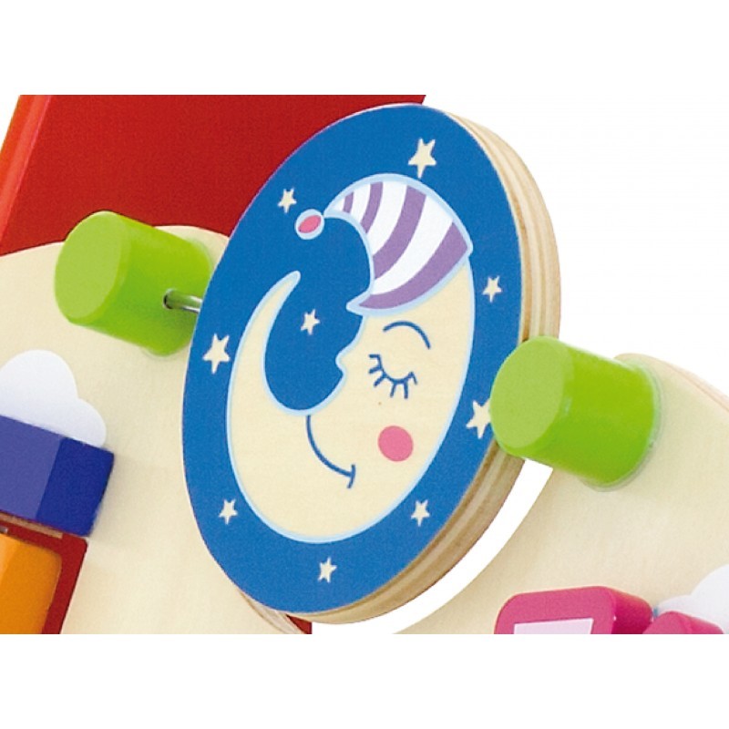 Antemergător roșu cu activități tip Montessori - Viga
