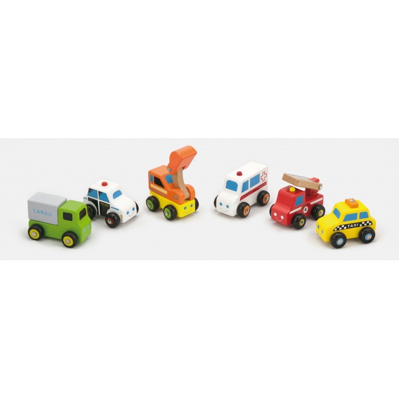 Set de 6 minivehicule - serviciul de urgențe - Viga