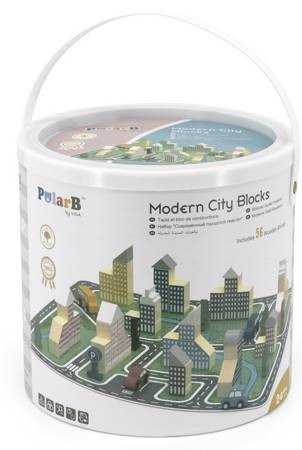 Set de cuburi Oraș Modern, PolarB - Viga