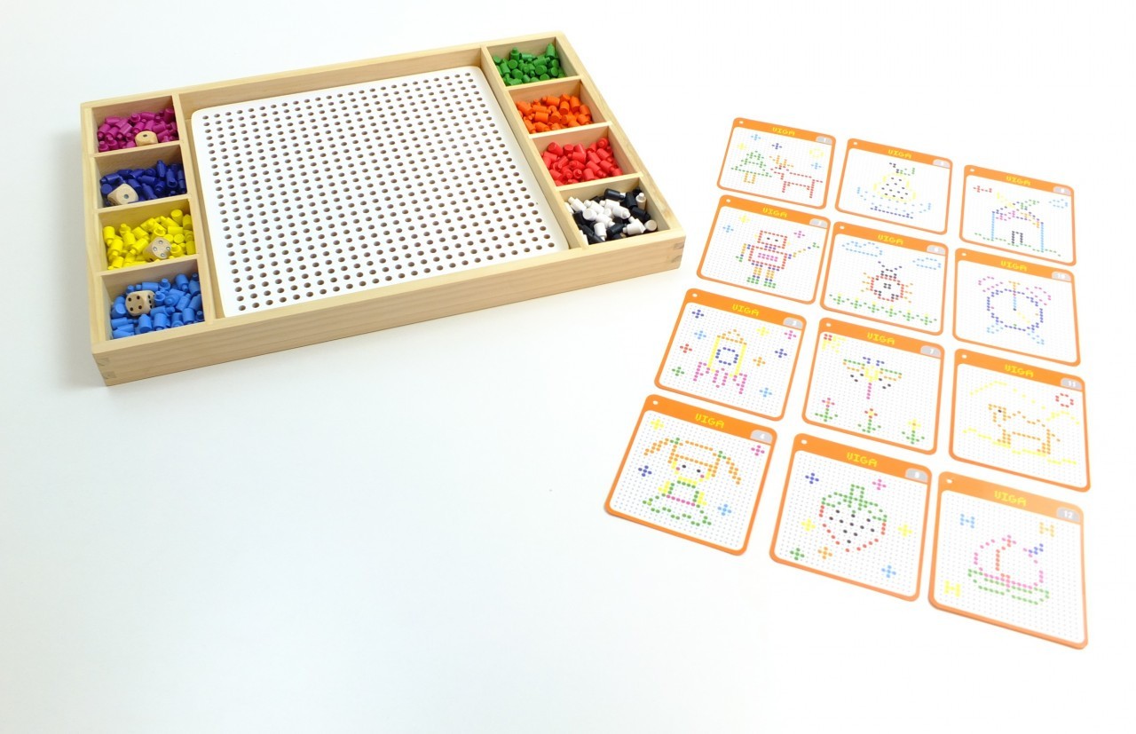 Joc Ludo și set de creație cu mărgele - Viga