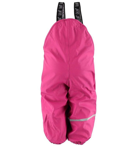 Pantaloni de ploaie și vânt căptușiți integral cu fleece  PU - CeLaVi - Real Pink