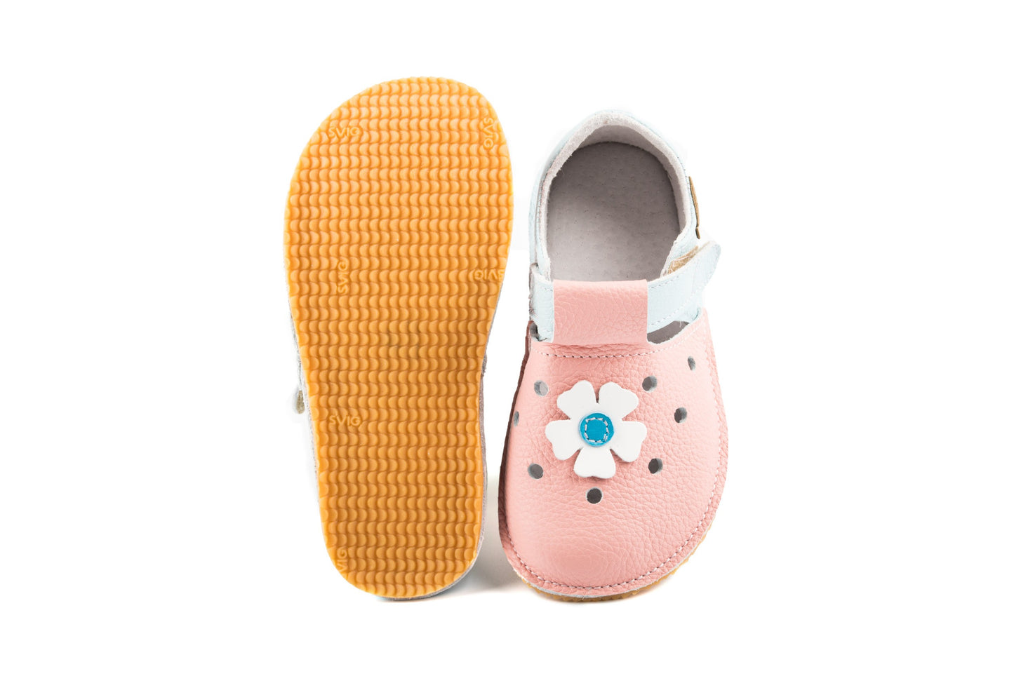 Pantofi Barefoot Kinder Airy Fit - Bleu cu roz - Timmo