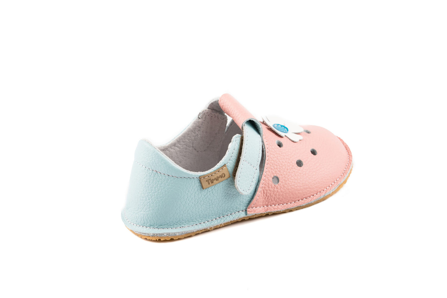 Pantofi Barefoot Kinder Airy Fit - Bleu cu roz - Timmo