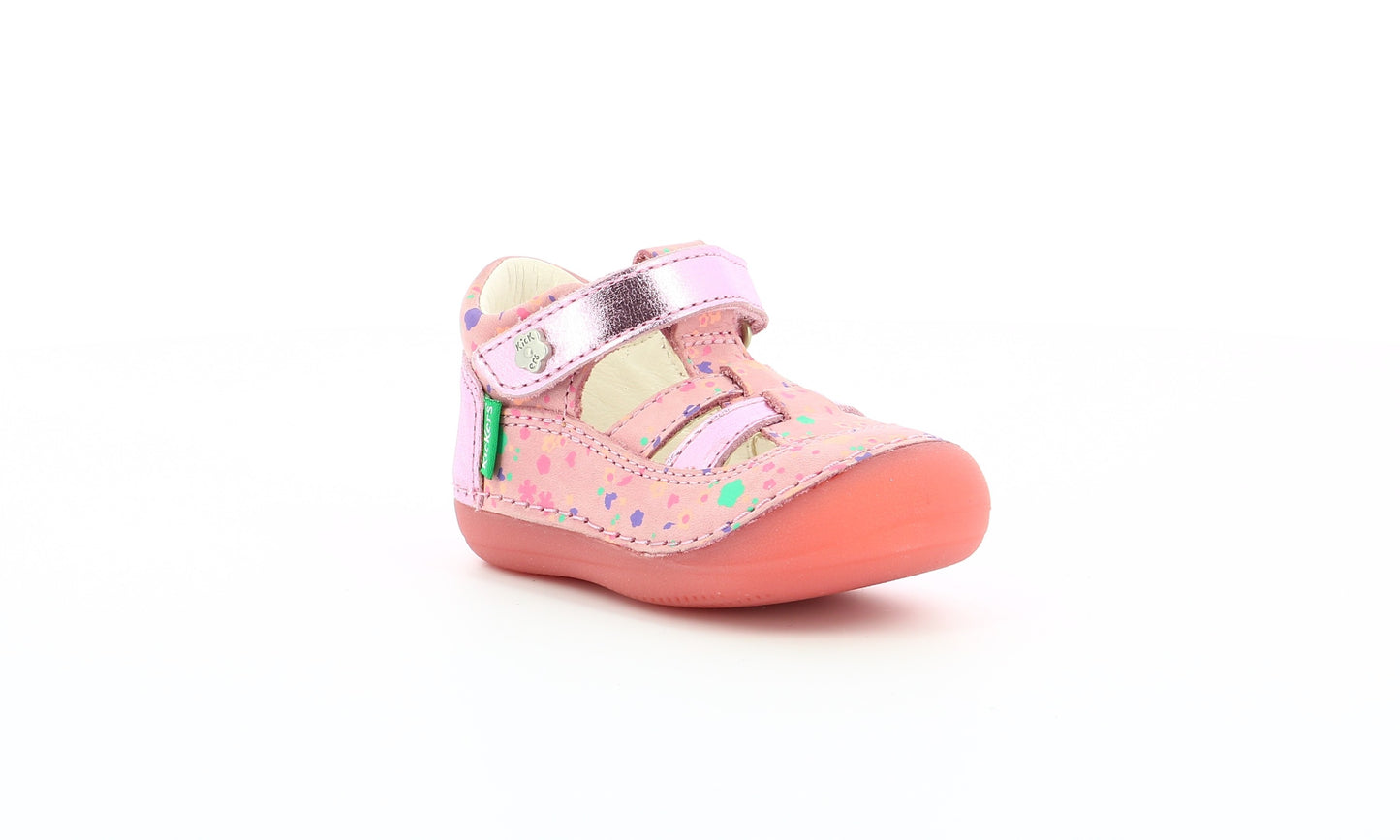 Pantofi T-strap Kickers - SUSHI Rose Blossom
