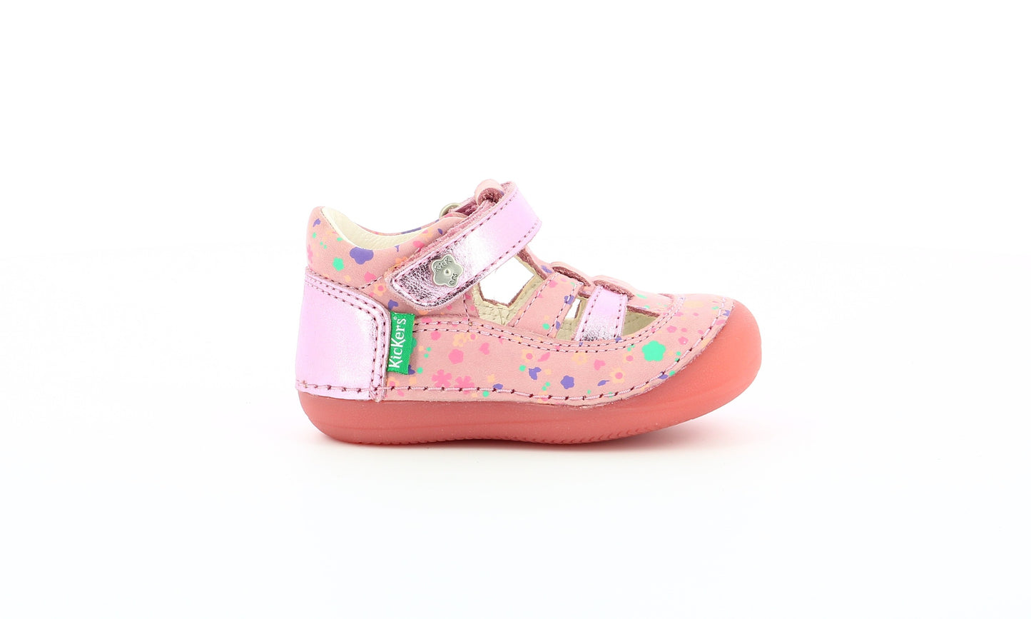 Pantofi T-strap Kickers - SUSHI Rose Blossom