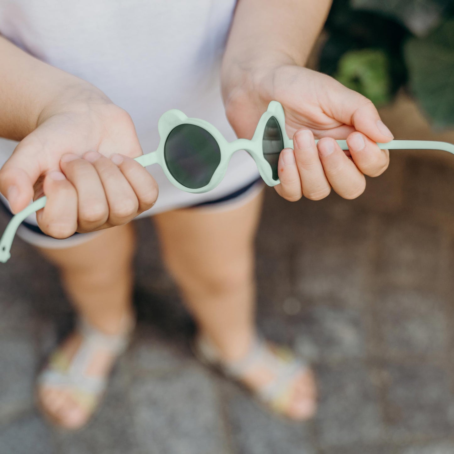 Ochelari de soare Ki ET LA, 1-2 ani - Ourson Almond Green