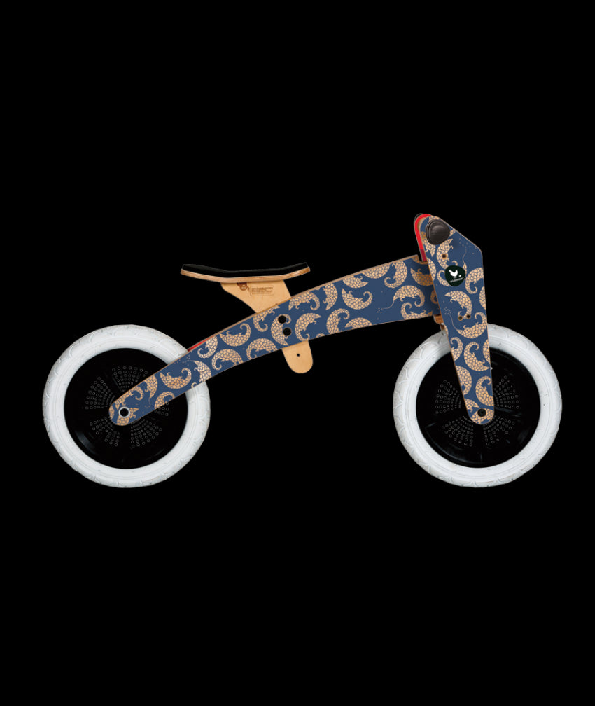 Bicicletă De Echilibru Wishbone Design 3-În-1 Pangolin Ediție Limitată Endagered Species (Bicicletă Din Lemn Fără Pedale)