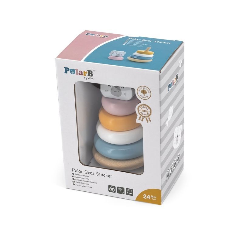 Turn montessori din lemn – Urs polar, Viga