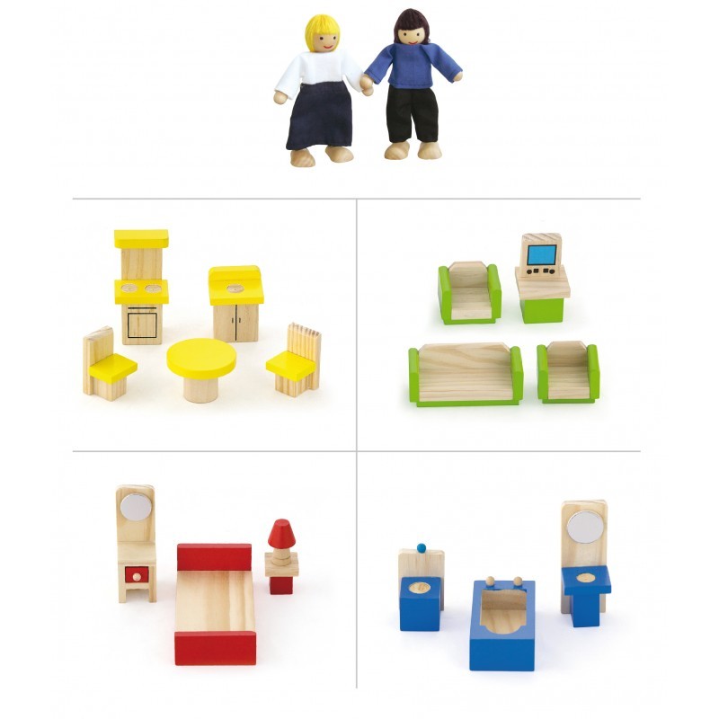 Căsuță Eco de păpuși - Viga