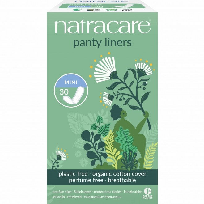 Absorbante zilnice bio Natracare - Mini/breathable, 30 buc