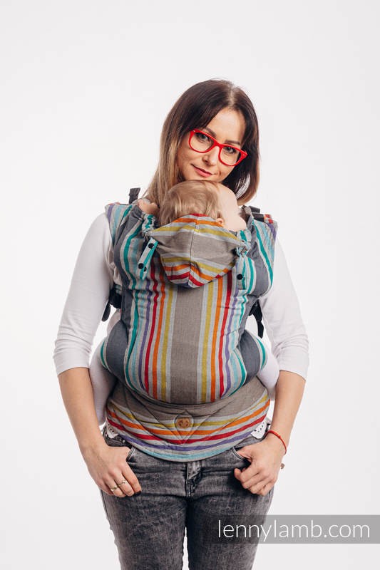 LennyGo Ergonomic Carrier, Baby Size, broken-twill weave 100% cotton - OASIS
