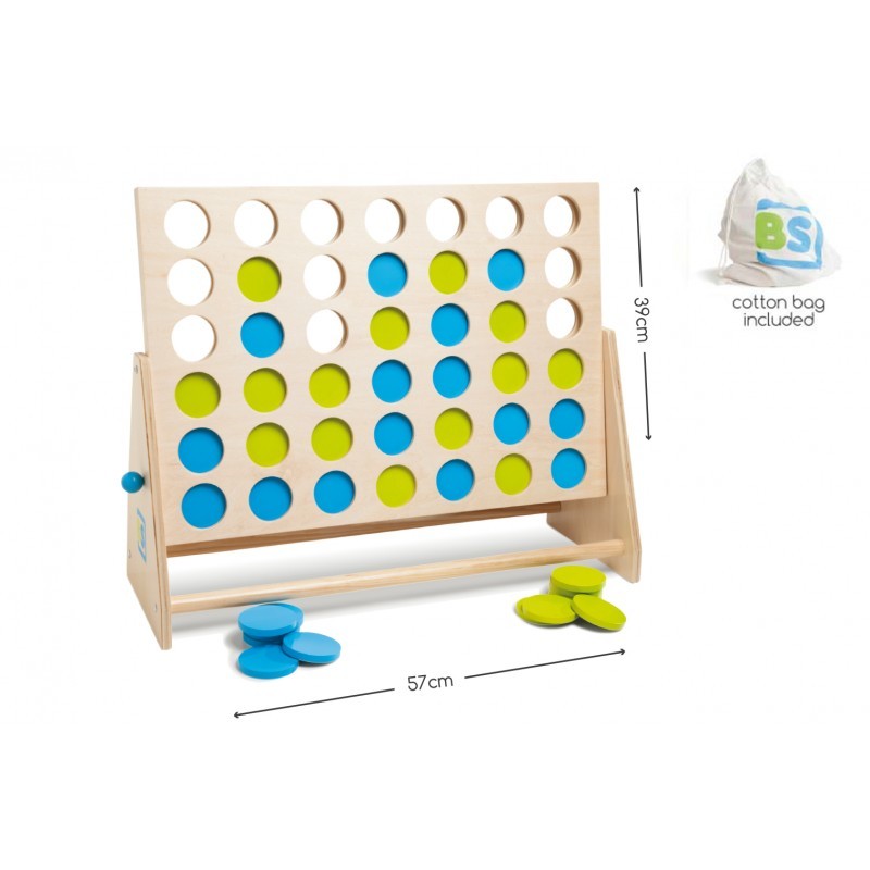 Joc gigant 4 pe un rând, BS Toys