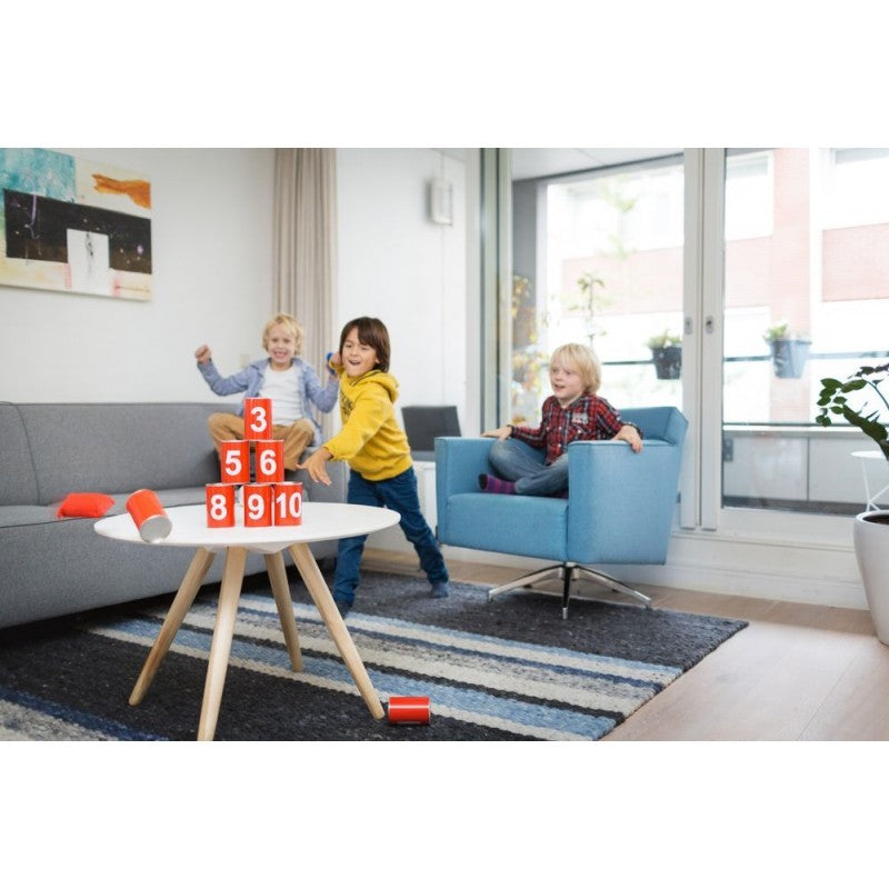 Joc de aruncare la țintă Conserve cu Numere, BS Toys