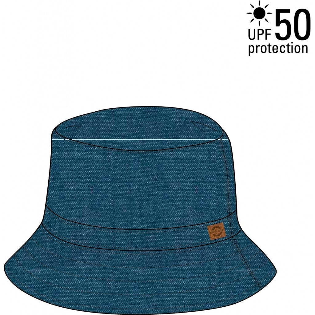 Pălărie de soare UPF 50 - Denim - Mikk-line