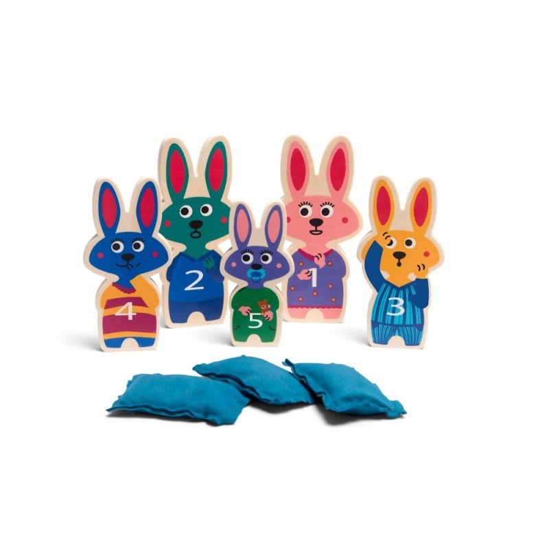 Joc de aruncare la țintă Iepurașii la culcare, BS Toys