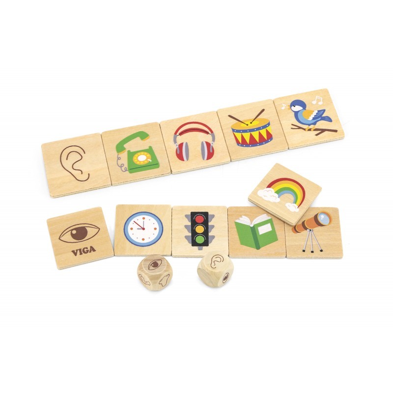 Puzzle sortator Învață simțurile, Viga