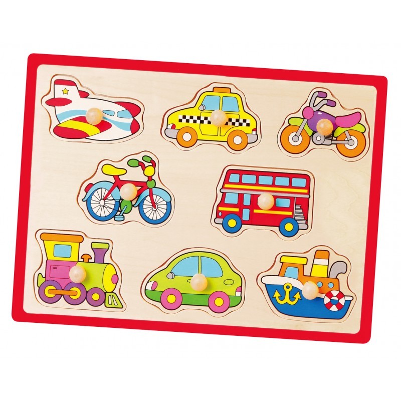 Puzzle cu mâner - Mijloace de transport, Viga
