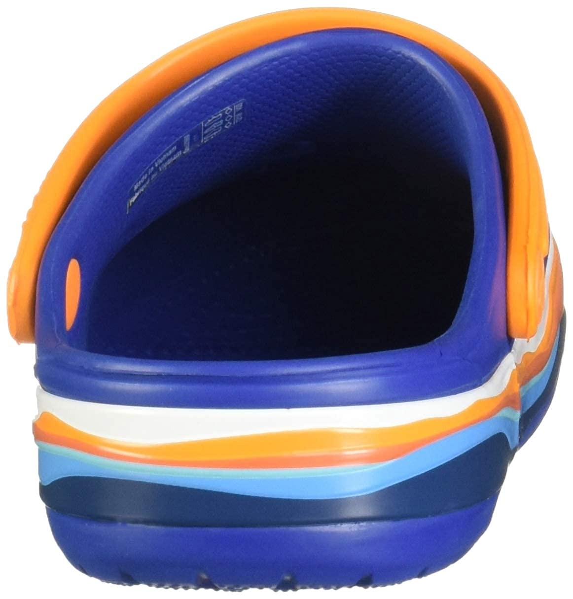Șlapi Crocs (Kids' Wavy Band™ Clog) - Blue Jean