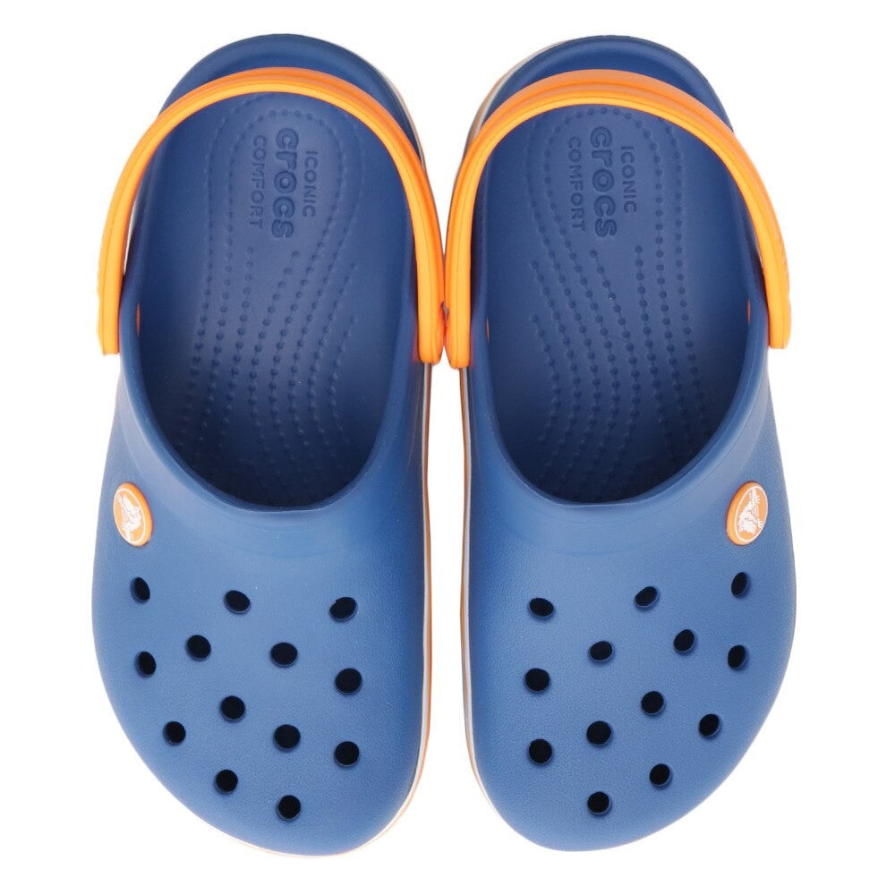 Slapi Crocs (Kids' Wavy Band™ Clog) - Blue Jean