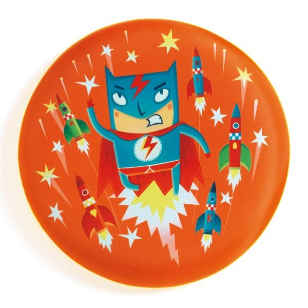 Disc frisbee Djeco, Erou în zbor