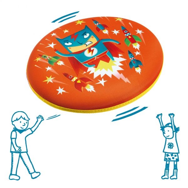 Disc frisbee Djeco, Erou în zbor