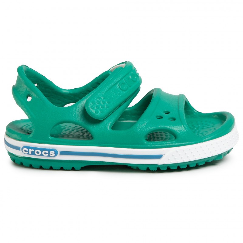 Sandale Crocs - Crocband Sandal Kids - Deep green / Prep blue