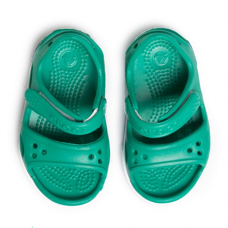 Sandale Crocs - Crocband Sandal Kids - Deep green / Prep blue