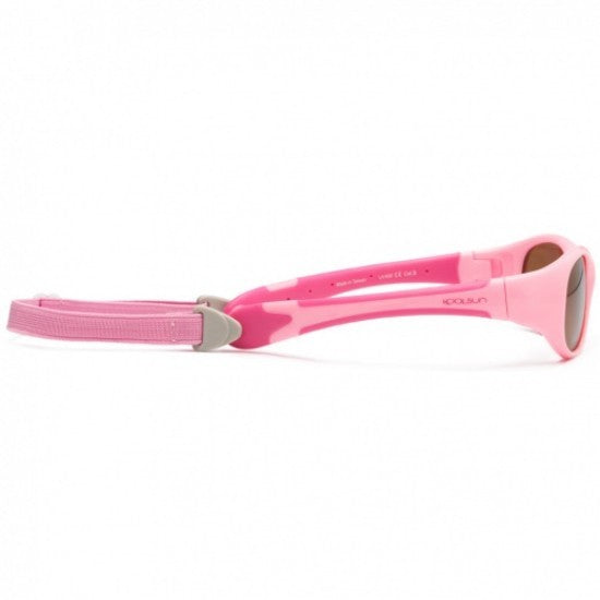 Ochelari de soare pentru copii - Koolsun Flex - Pink Sorbet - 0-3 ani