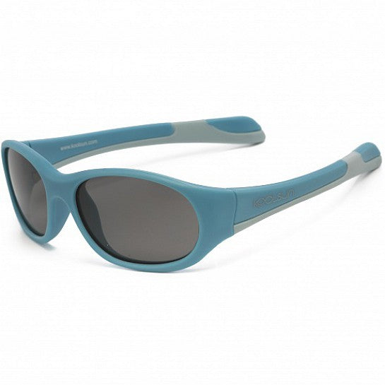 Ochelari de soare pentru copii - Koolsun Fit - Cendre Blue Grey - 3-6 ani