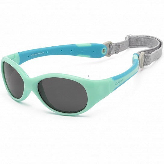 Ochelari de soare pentru copii - Koolsun Flex - Navy Green - 3-6 ani