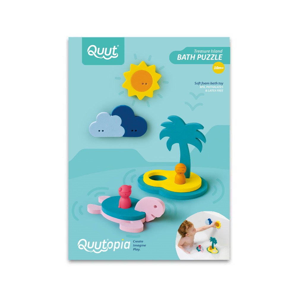 Jucării de baie din spumă, Insula comorilor, Quut Toys