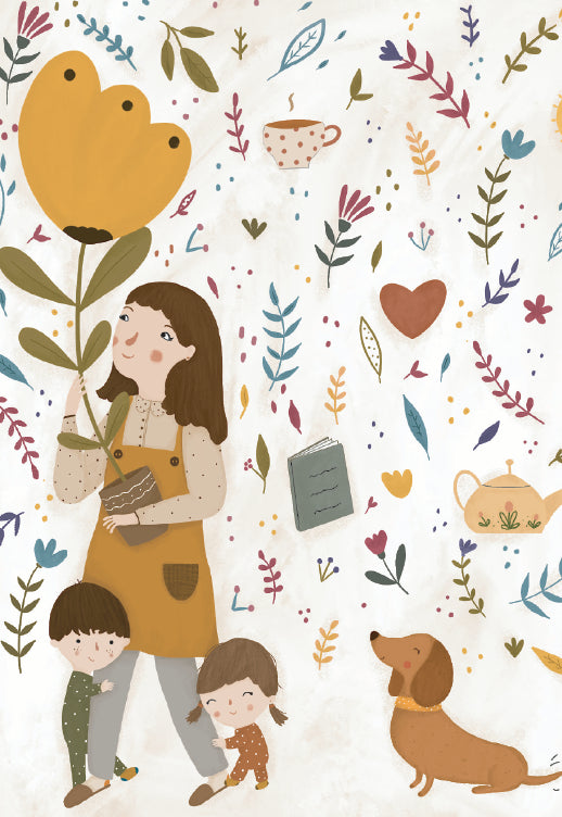 Felicitare Pojumka - Happy family