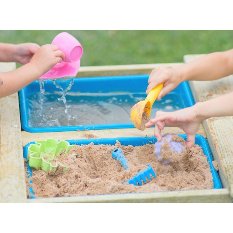 Masă de picnic senzorială cu băncute și loc pentru nisip și apă (T3), Wendi Toys