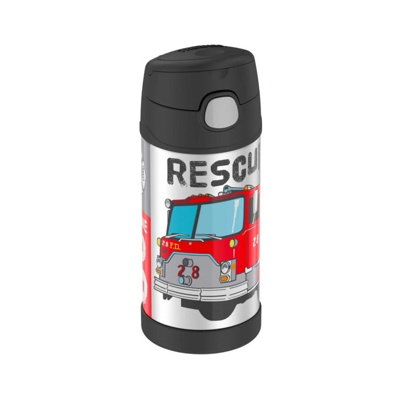 Termos pentru copii cu pai - Pompieri, 355 ml
