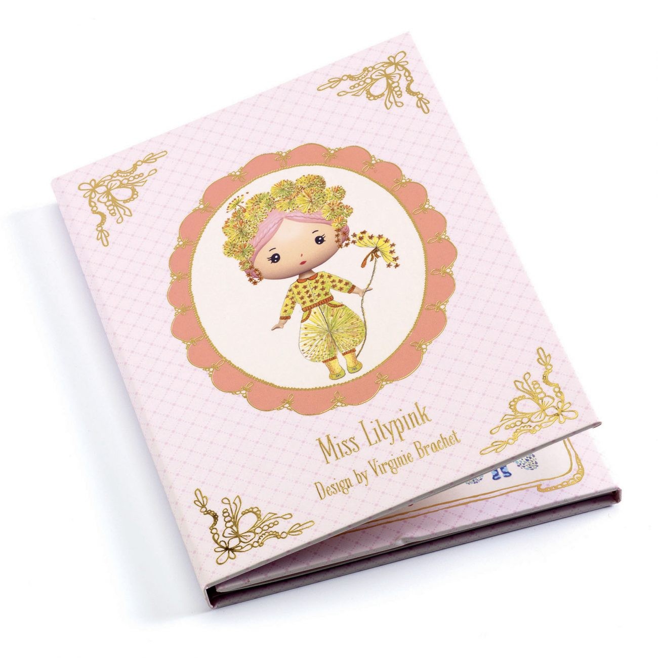 Set cu abțibilduri repoziționabile Miss Lilypink, Djeco