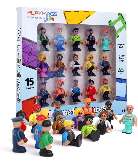 Set Playmags 15 figurine magnetice